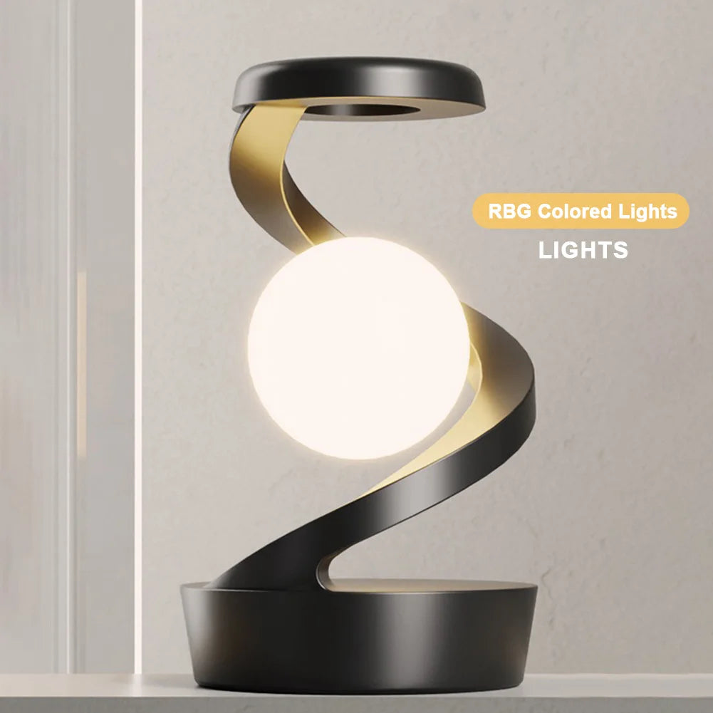 Levitating 3D Moon Lamp with Wireless Charger