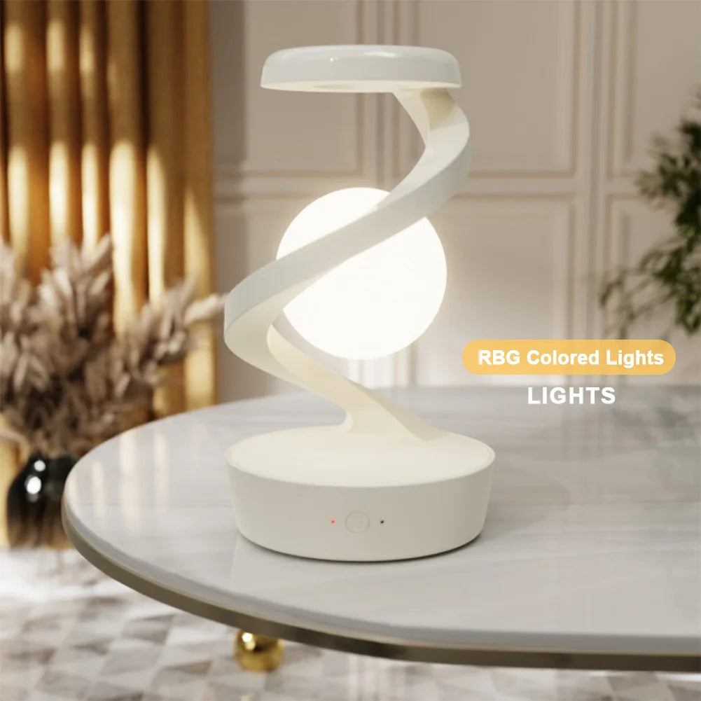 Levitating 3D Moon Lamp with Wireless Charger