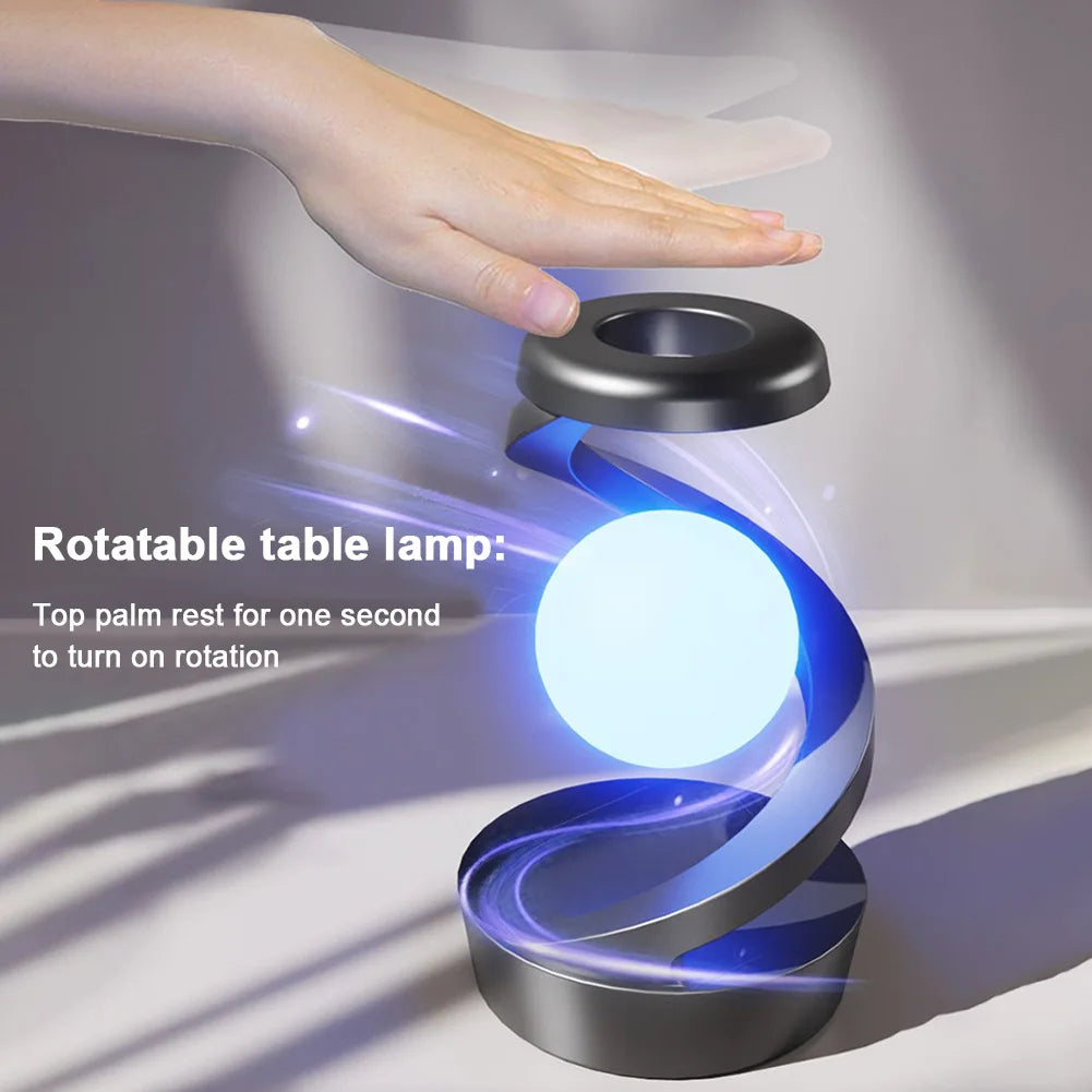 Levitating 3D Moon Lamp with Wireless Charger