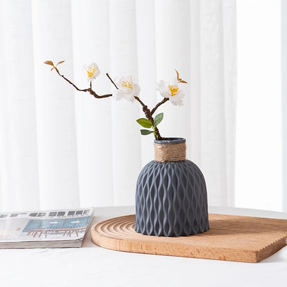 1PC Water Ripple Plastic Vase