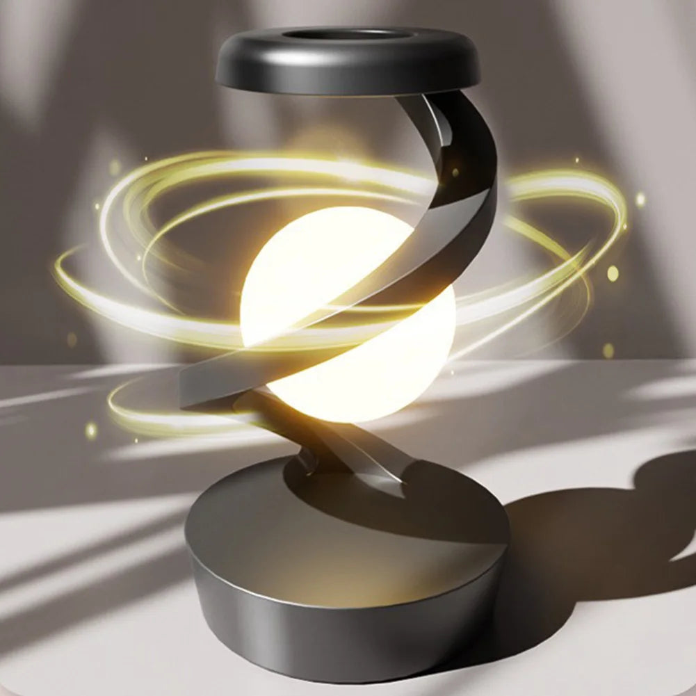 Levitating 3D Moon Lamp with Wireless Charger