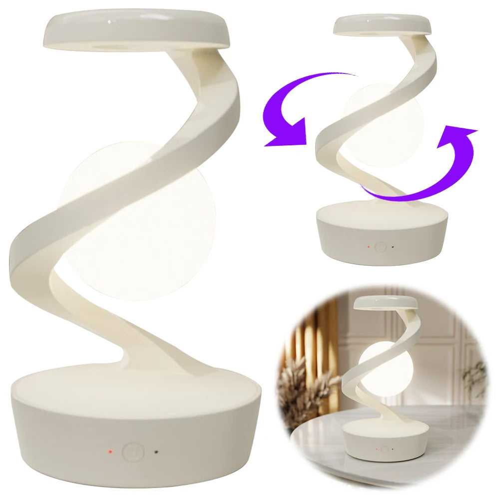 Levitating 3D Moon Lamp with Wireless Charger